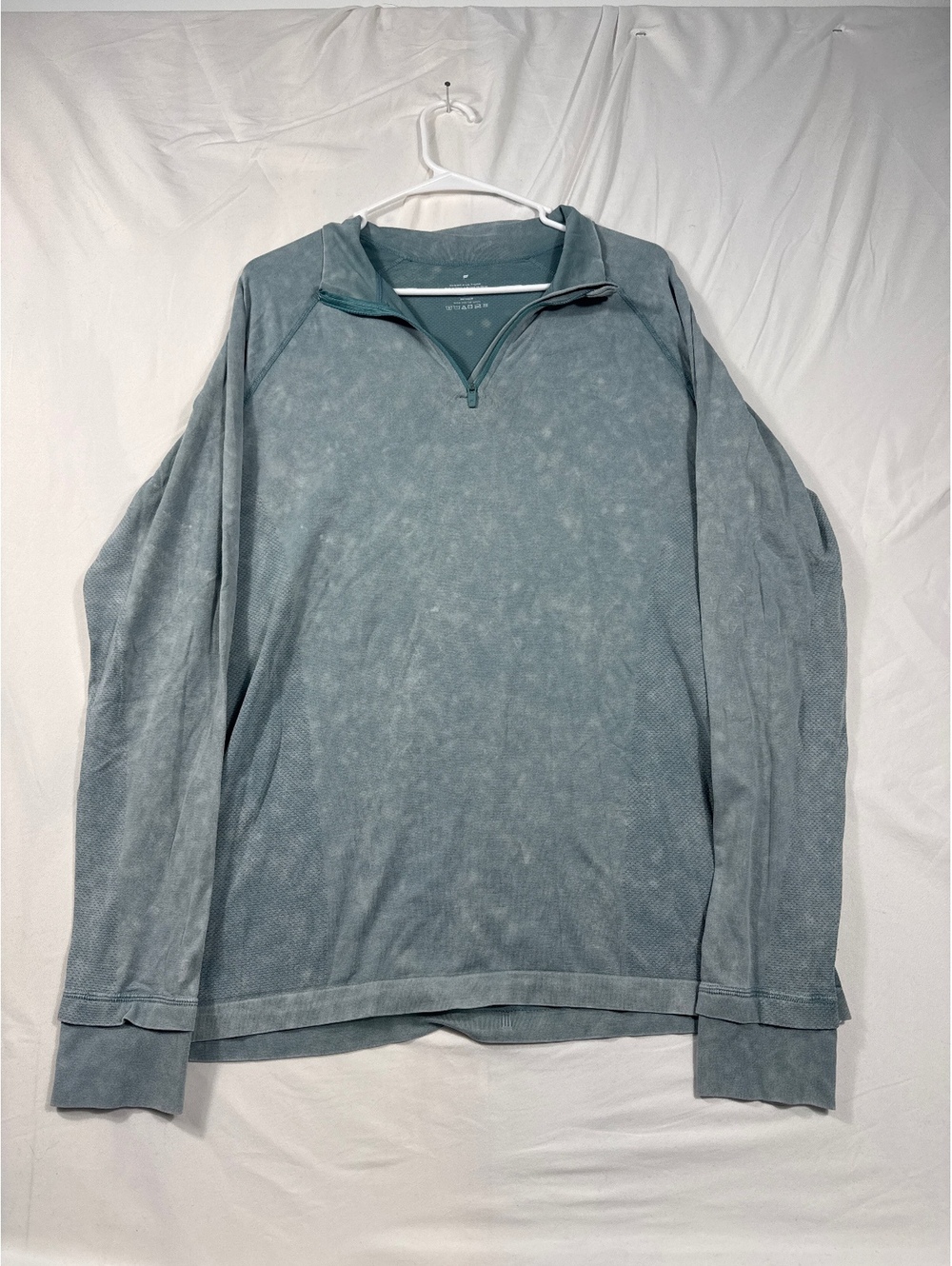 Athleta Blue Quarter Zip Pullover Sweatshirt Size M